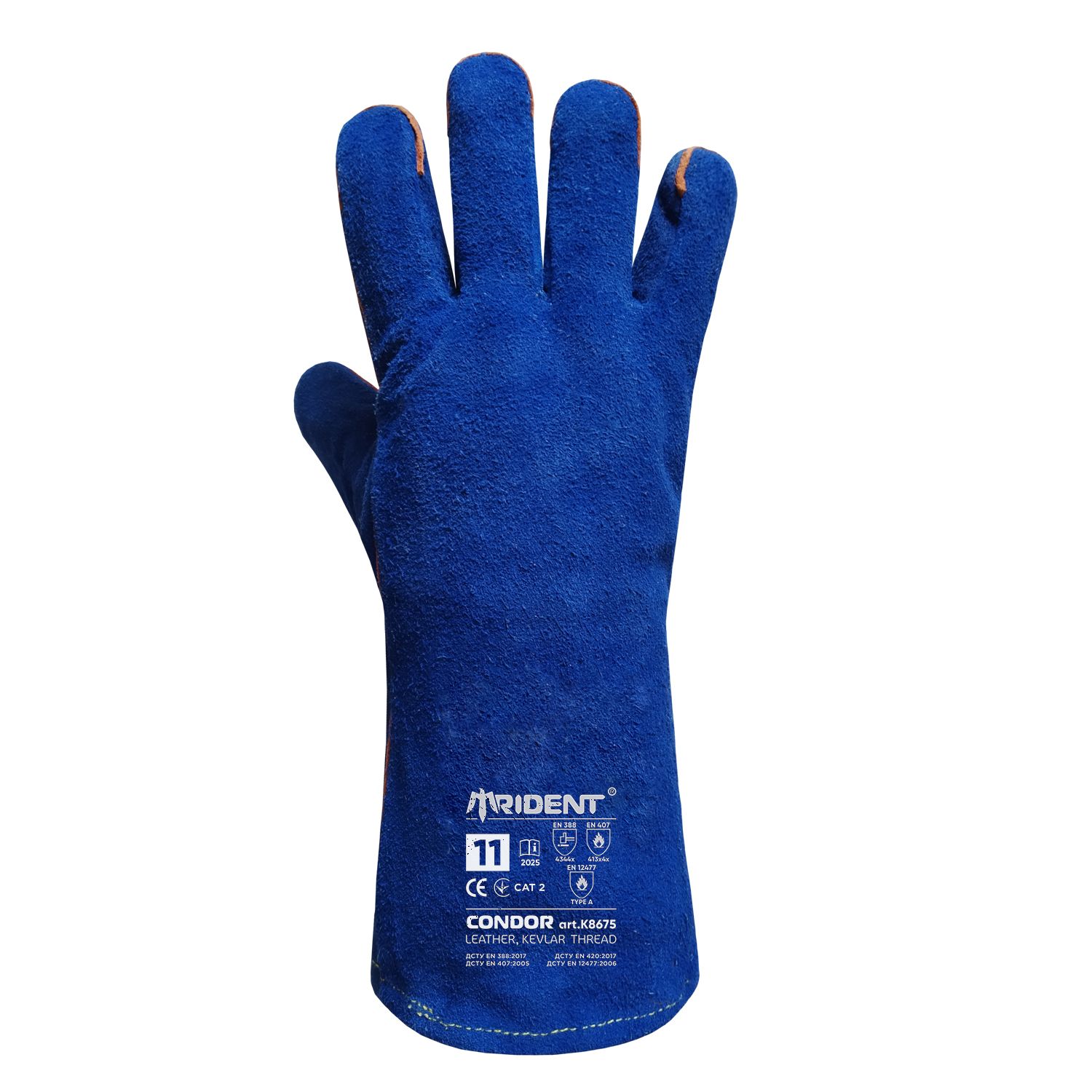 Рукавички краги для зварювання спiлкові TRIDENT CONDOR арт 8675